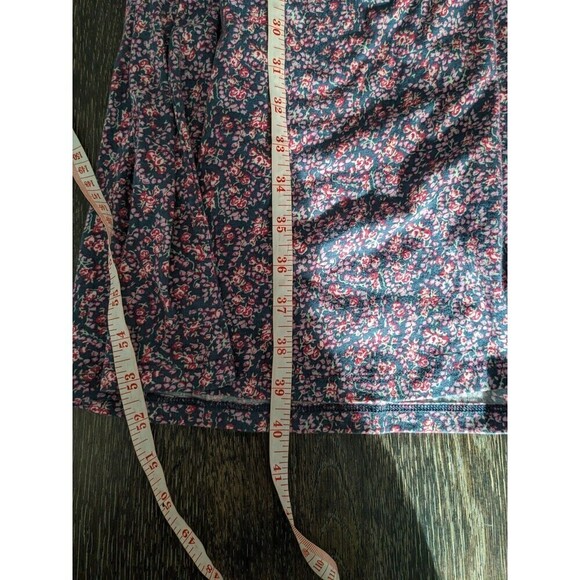 Garnet Hill Size 16 Garden party Dress Knit Pink Purple Cap Sleeve Chic N56 - Picture 5 of 8